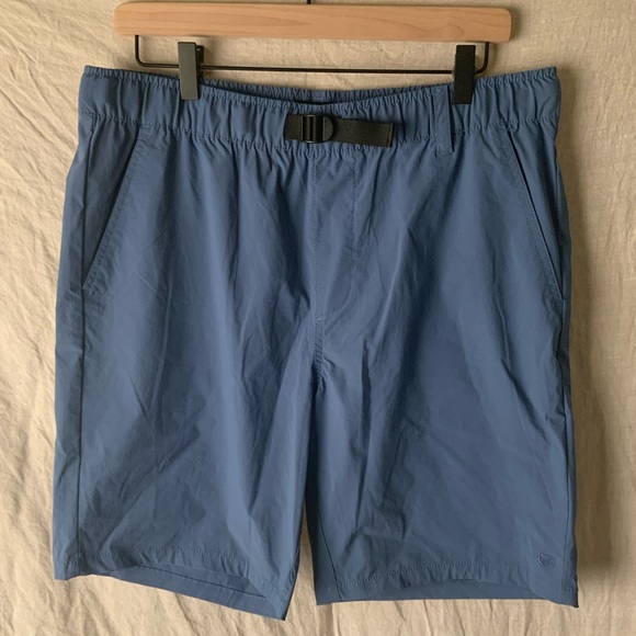 Brixton Steady Cinch Utility Blue Shorts - Picture 1 of 3
